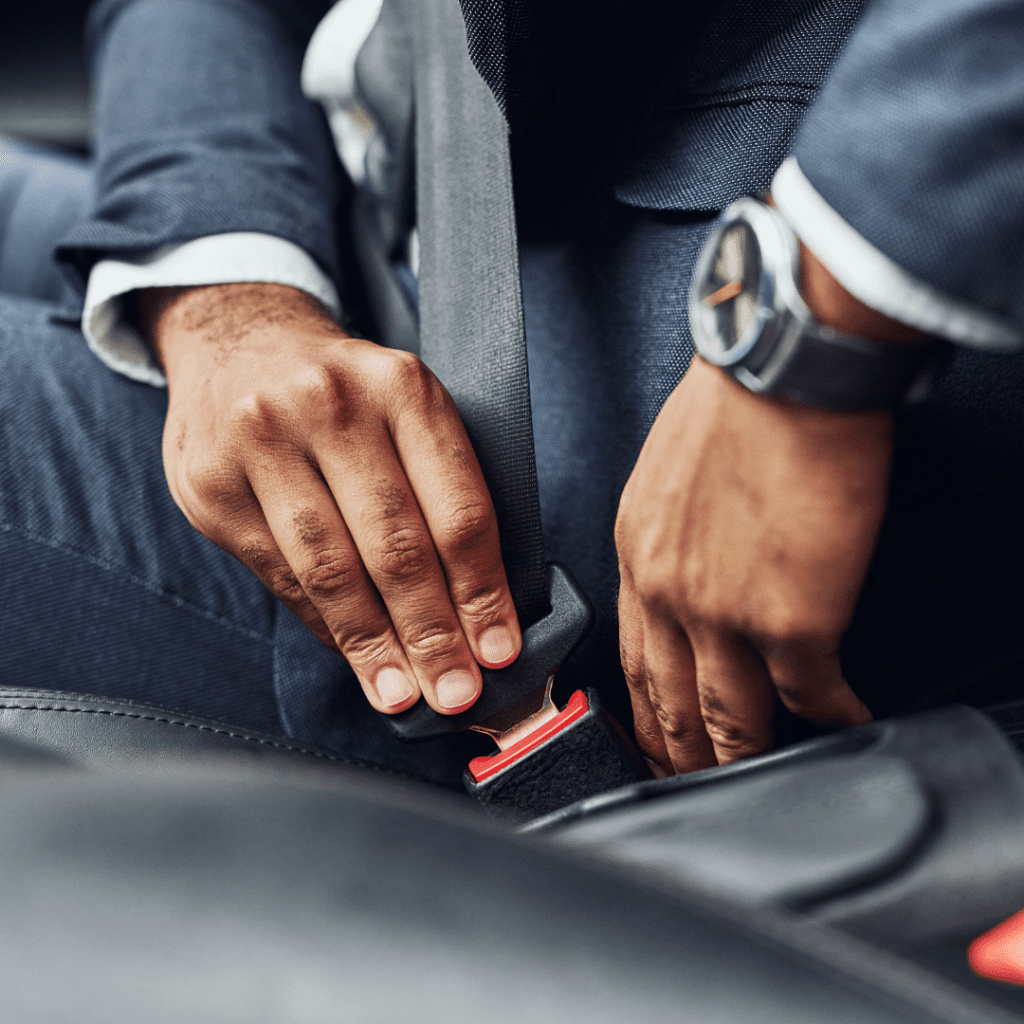 Road Safety Week campaign seat belt